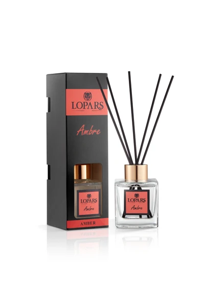 Lopars Ambre (Amber) 5 Bambu Çubuklu Oda (oda parfümü) Kokusu 100 ml ürün görseli 1