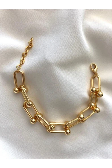 Kadın Premium Kalite Blanca Tifany Gold Zincir Bileklik ürün görseli 1
