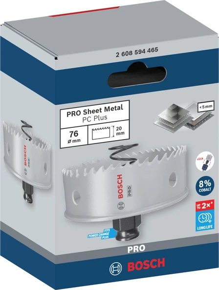 PRO SM PC-Plus Delik Açma Panç 76mm ürün görseli 1