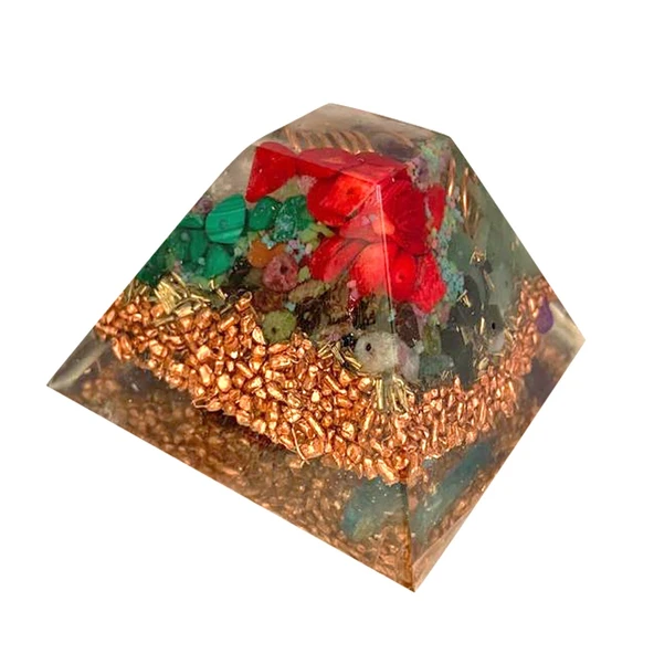 Orgonit Fosforlu Piramit Maya 7cm ürün görseli 1