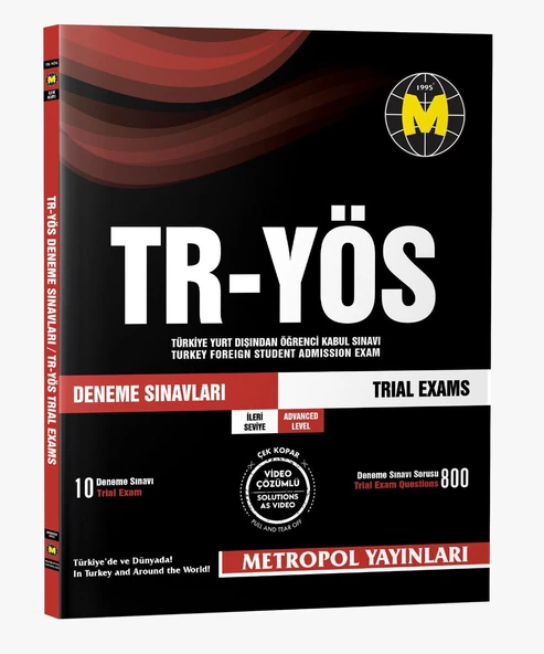 TR-YÖS DENEME SINAVLARI (İLERİ SEVİYE) (10 FASİKÜL DENEME) ürün görseli 1