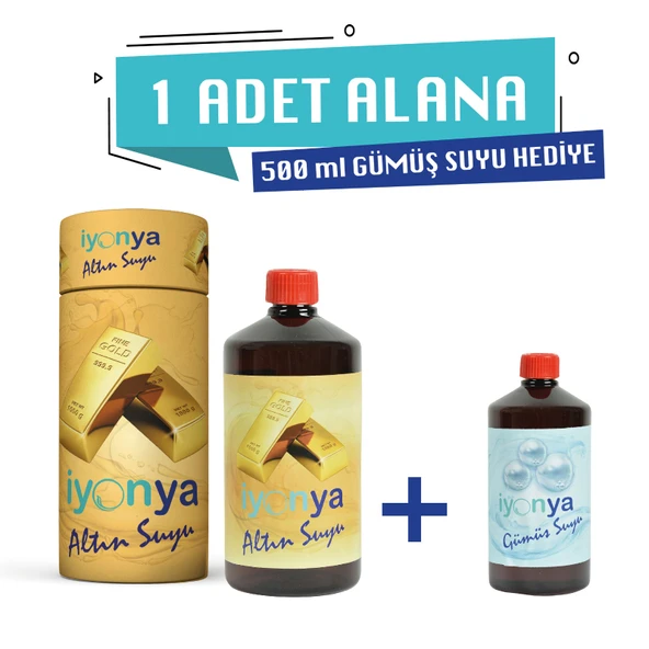 1Lt Altın Suyu 500Ml Gümüş Suyu Hediye ürün görseli 1