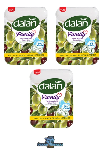 Dalan Family Zeytin Mucizesi El Sabunu 3 Paket ürün görseli 1