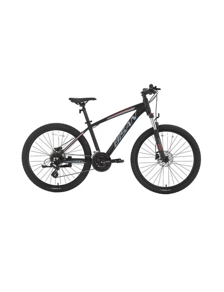 BİSAN MTX 7300 ERKEK DAĞ BİSİKLETİ 39.5 CM HD 26 JANT 24 VİTES MAT SİYAH GRİ ürün görseli 1