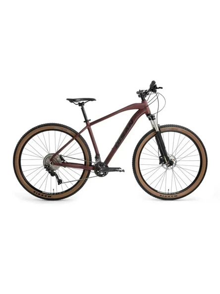 BİSAN MTX 7600 ERKEK DAĞ BİSİKLETİ 48 CM HD 29 JANT 20 VİTES MAT KOYU BORDO SİYAH ürün görseli 1