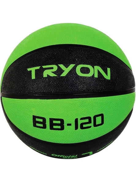 Tryon BB-120 Basketbol Topu 7 Numara Siyah-Yeşil ürün görseli 1
