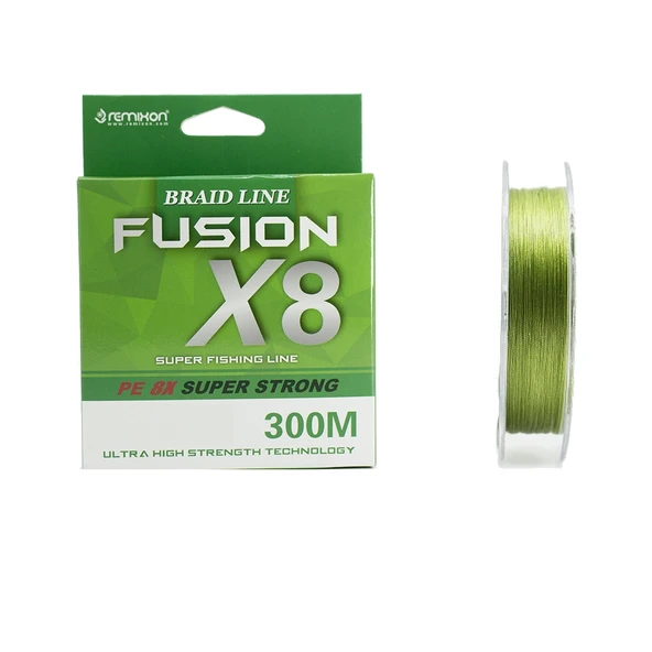 Remixon Fusion 8B Green 300m İp Misina Kalınlık (mm) : 0,30mm ürün görseli 1