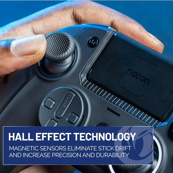 NACON Revolution 5 Pro Officially Licensed PlayStation Wireless Gaming Controller Siyah - Resim 3