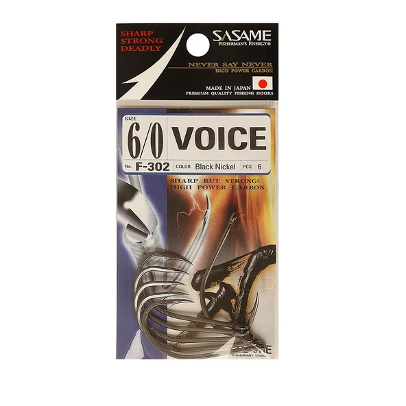 Sasame F-302 Voice Serisi Olta İğnesi İğne No : 4-0 ürün görseli 1