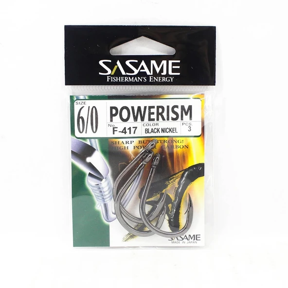 Sasame Powerism F-417 Black Nickel İğne İğne No : 3-0 ürün görseli 1