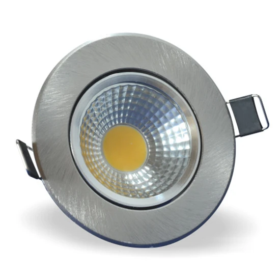 Maxled MX-2074G 5W Yuvarlak Cob Led Armatür Saten Kasa 3000K Günışığı ürün görseli 1
