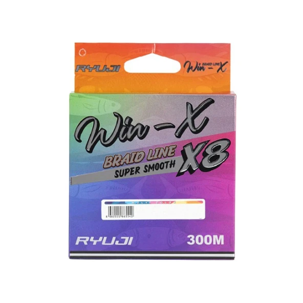 Ryuji Win-X 8B Multicolor 300m İp Misina Kalınlık (mm) : 0,18mm ürün görseli 1