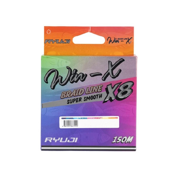 Ryuji Win-X 8B Multicolor 150m İp Misina Kalınlık (mm) : 0,16mm ürün görseli 1
