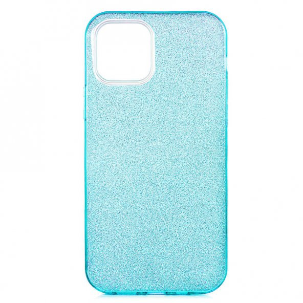 Apple iPhone 12 Mini Kılıf Zore Shining Simli Silikon Kılıf ürün görseli 1