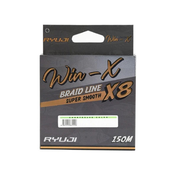 Ryuji Win-X 8B Chartreuse 150m İp Misina Kalınlık (mm) : 0,06mm ürün görseli 1