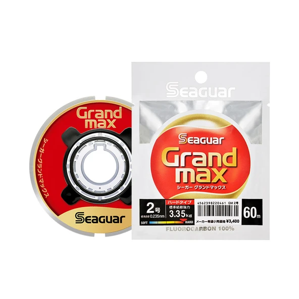 Seaguar Grandmax Hard %100 FC 60m Leader Misina Kalınlık (mm) : 0,37mm ürün görseli 1