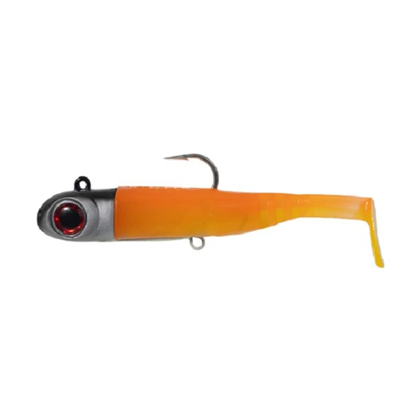 Seabor Lily Shad 2+1 12cm 100gr Silikon Yem Renk : Orange UV ürün görseli 1
