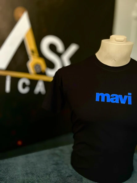 ASK-COTTON PENYE UNİSEX MAVİ DESENLİ ürün görseli 1