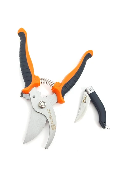 Budama Makası Narenciye Makası Mini Bıçak Set 2 Parça Set ürün görseli 1