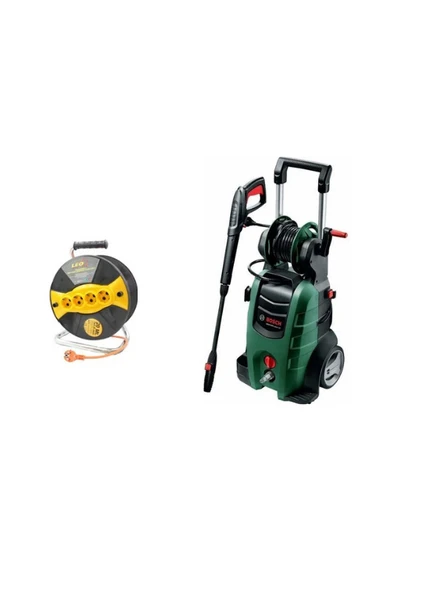 Bosch Advanced Aquatak 140 Yüksek Basınçlı Yıkama Makinası+ Leo 3x1,5 20 mt Seyyar ürün görseli 1