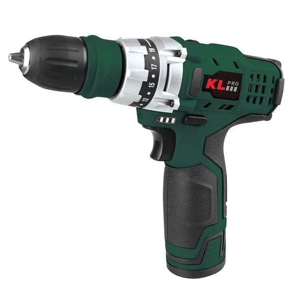 KLPro 10.8V 2.0 AH ŞARJLI DARBESİZ VİDALAMA/MATKAP KLNM1020 ürün görseli 1