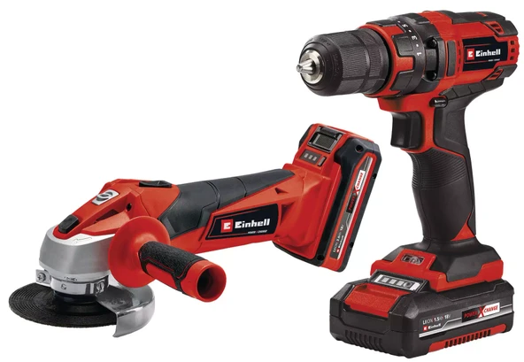 Einhell TC-TK 18 Li Kit (CD+AG) (1x1,5 Ah + 1x3,0 Ah), Akülü Alet Seti ürün görseli 1