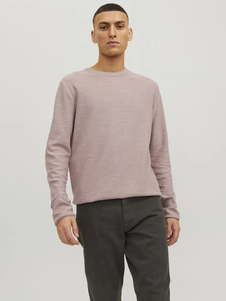JACK JONES Erkek Uzun Kollu İnce Örmek Kazak 12254765 ürün görseli 1