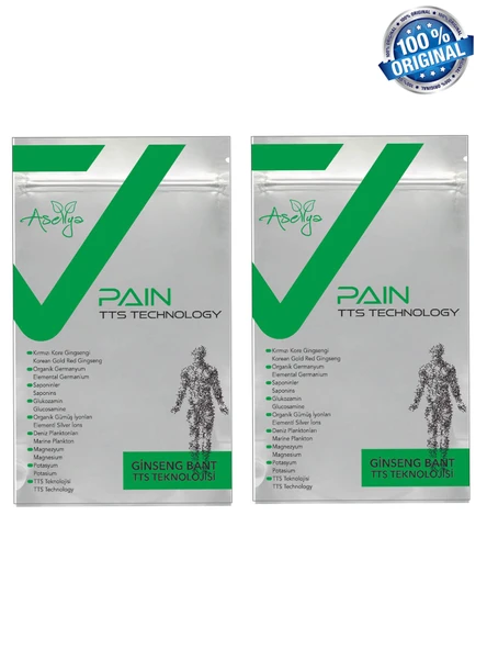 ASELLYA SAĞLIKLI YAŞAM GİNSENG AĞRI BANDI 25'Lİ*2 PAKET ürün görseli 1