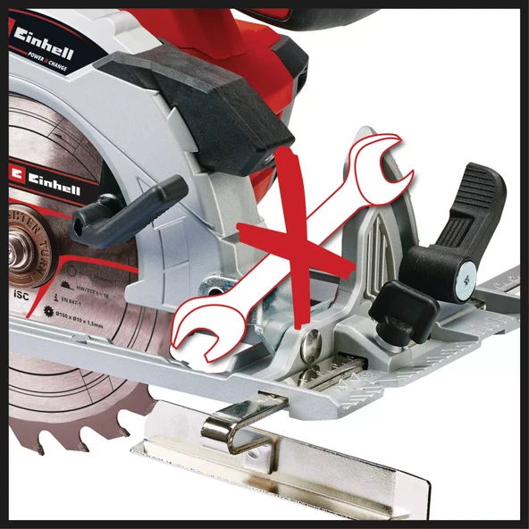 Einhell TE-CS 18/150 Li - Solo, Akülü Daire Testere - Resim 3