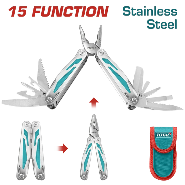 Total Katlanabilir Çok Fonksiyonlu Alet MULTİTOOL TFMFT01151 - Resim 2