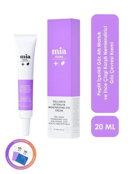 MİA KLİNİKA LEKE VE ÇİZGİ ONARICI PEPTİT İÇEREN GÖZ ÇEVRESİ BAKIM KREMİ 20 ML ürün görseli 1