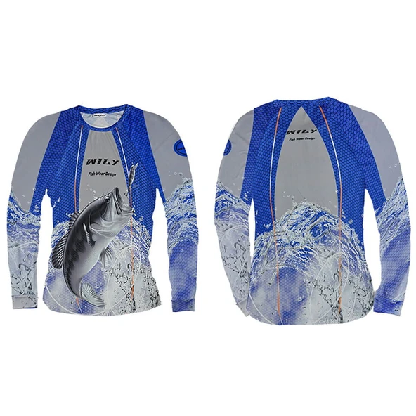 Wily Wear UV T-Shirt Partition Blue XXL ürün görseli 1