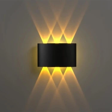 Maxled MX-2066A - Çift Yönlü Oval Aplik Amber IP65 ürün görseli 1