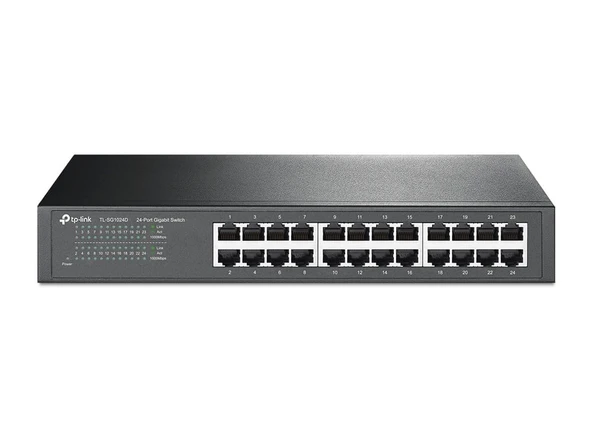 Tp-Link TL-SG1024D 24 Port Gigabit Yönetilemez Switch ürün görseli 1