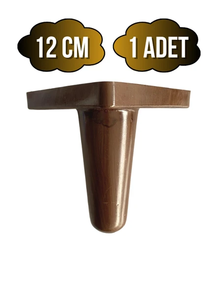Rüzgar Plastik 12cm Ayak Mobilya Masa ve Dolap Ayağı(12CM)(AHŞAP DESENLİ)(KAHVERENGİ) Ahşap Rengi 12cm 12cm - 1 ADET ürün görseli 1