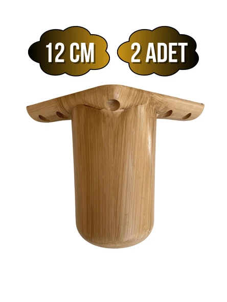 Bohem Yuvarlak 12cm Ahşap Desenli Plastik Ayak Mobilya Masa ve Dolap Ayağı(12CM)(AHŞAP DESENLİ) Ahşap Rengi 12cm 12cm - 2 ADET ürün görseli 1