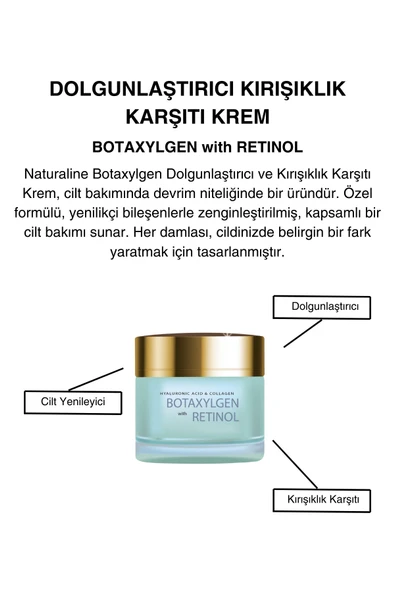 Botaxyglen with Retinol Dolgunlaştırıcı ve Kırışıklık Karşıtı Krem 50ml ürün görseli 1