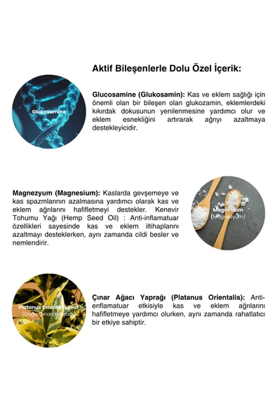 Glucosamıne masaj kremi - Resim 5