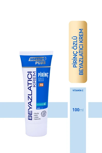 Softto Plus Pirinç Özlü Beyazlaştırıcı Krem ürün görseli 1