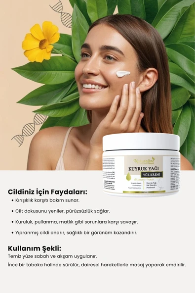 Kuyruk Yağı Yüz Kremi 100ml - Resim 5