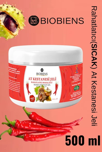 Sıcak At Kestanesi Jeli Rahatlatıcı Masaj Jeli 500 ml ürün görseli 1