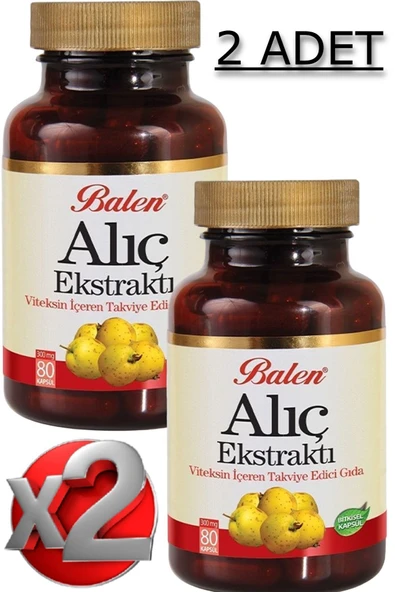 2 Adet Alıç Meyvesi Ekstraktı Kapsül 80 Adet 375 Mg ürün görseli 1