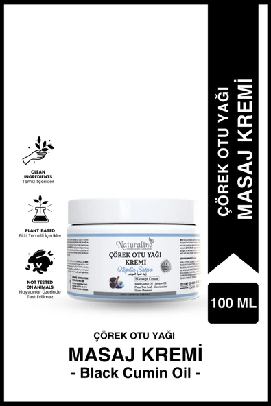 Çörek Otu Yağı Masaj Kremi 100ml ürün görseli 1