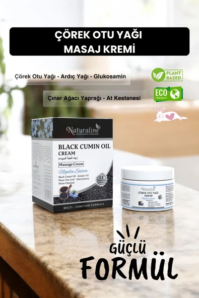 Çörek Otu Yağı Masaj Kremi 100ml - Resim 4