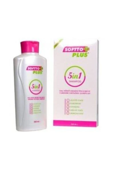 Softto Plus 5 In 1 Şampuan 360 ml ürün görseli 1