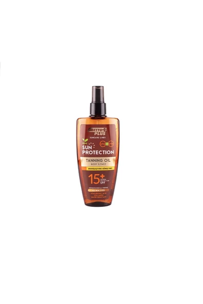 Plus 15 Spf Bronzlaştırıcı Güneş Yağı Yüz Ve Vücut 200ml ürün görseli 1