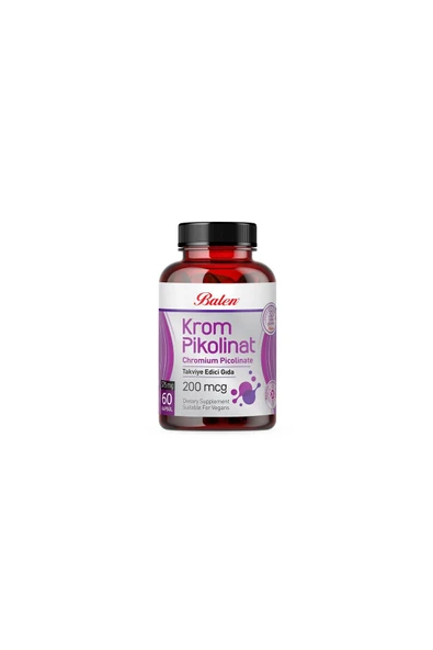 Krom Pikolinat Kapsül 375 Mg* 60 ürün görseli 1