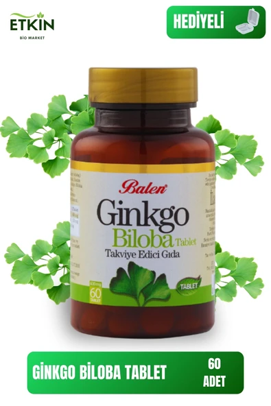 Ginkgo Biloba 600 Mg 60 Tablet Gingko Ginkgo Ginko Biloba Tableti ürün görseli 1