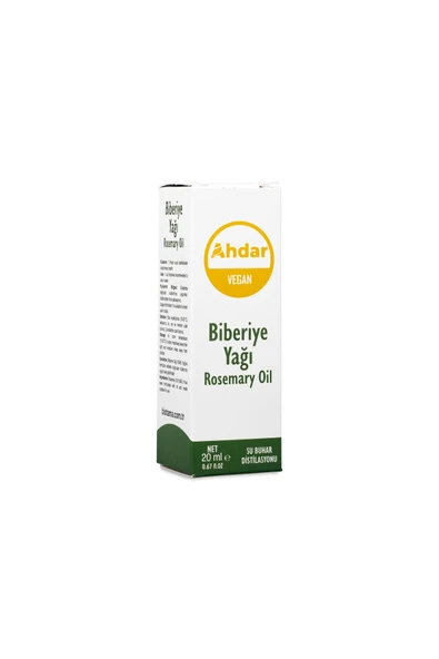 Ahdar 20 ML Biberiye Yağı - Resim 3