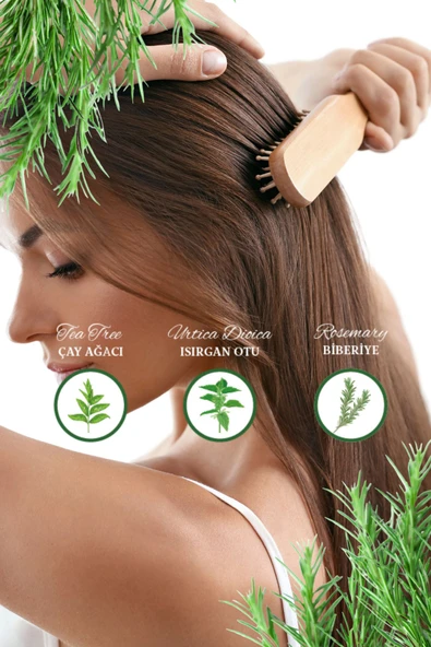 Rosemary Biberiye Şampuanı 400ml - Resim 3